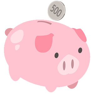 無理のない感覚で楽しく貯められる500円玉貯金