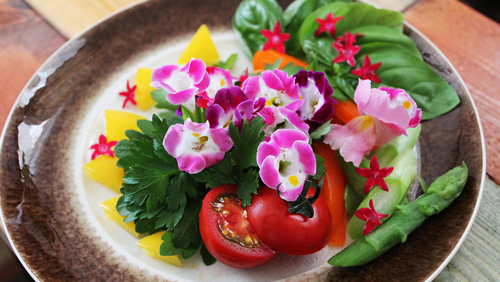 見て楽しんで美味しく食べられるエディブルフラワーを上手に使おう!