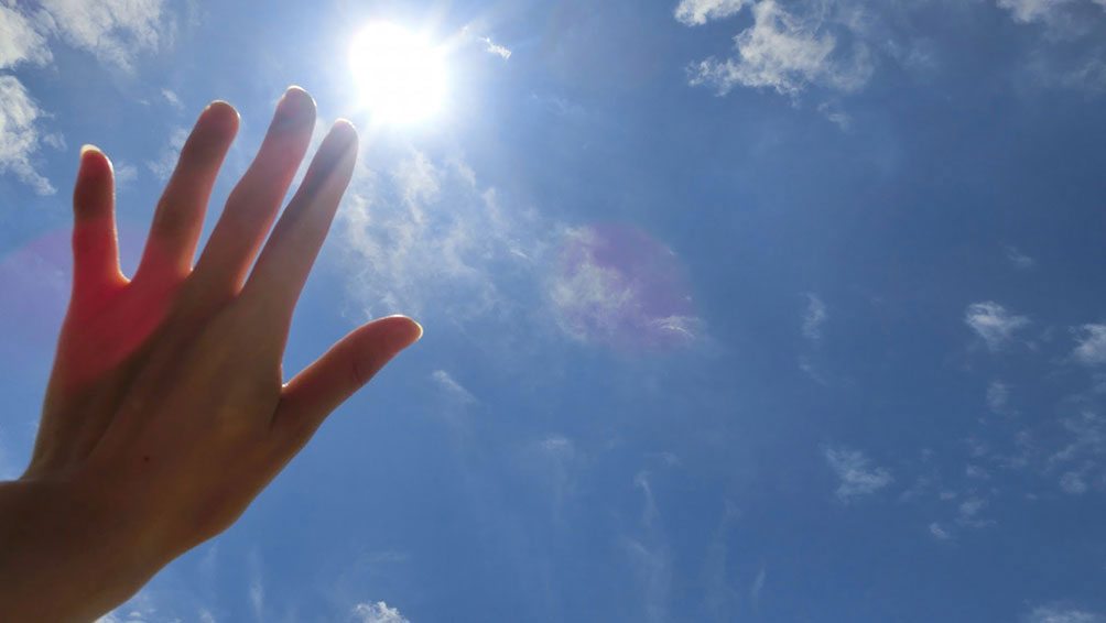 紫外線対策もしっかりと