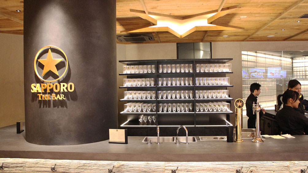 銀座で大人ならではのデート「サッポロ生ビール黒ラベル THE BAR」