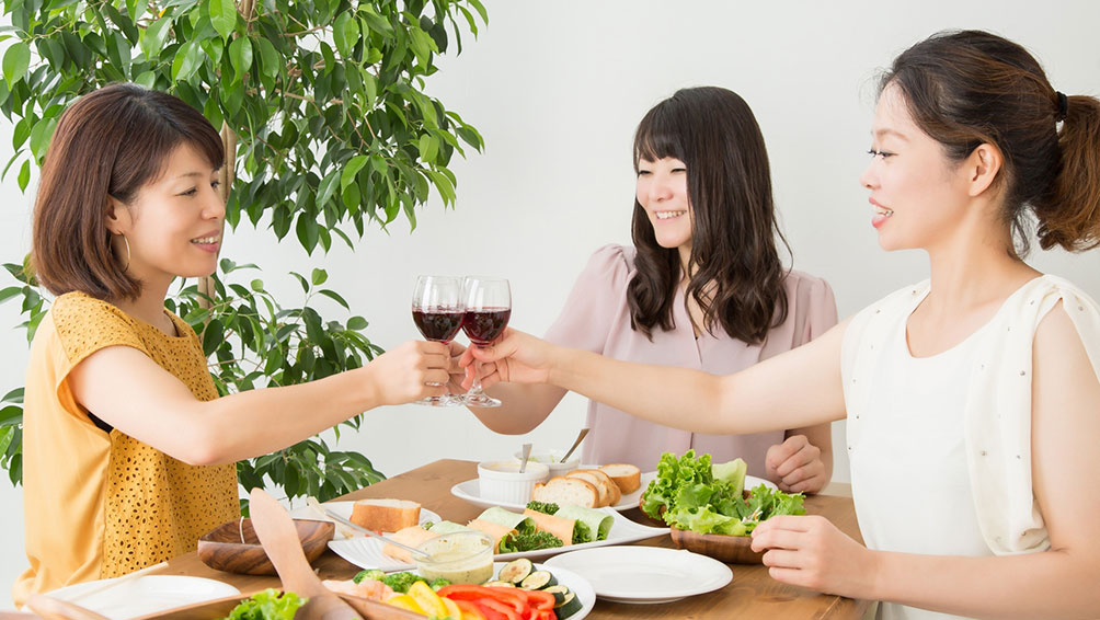 友人に報告する場合